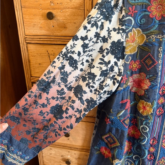 John Mark Multicolor Embroidered Jacket - Picture 3 of 7